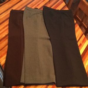 Lot of 3 Women’s Talbots Dress Pants Sz2P Heritage